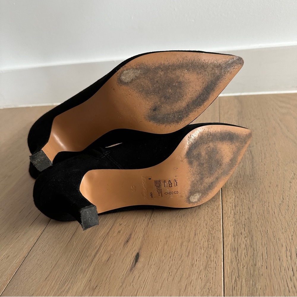 & Other Stories Pointy Sock Booties in Black Suede 38 - Picture 12 of 12